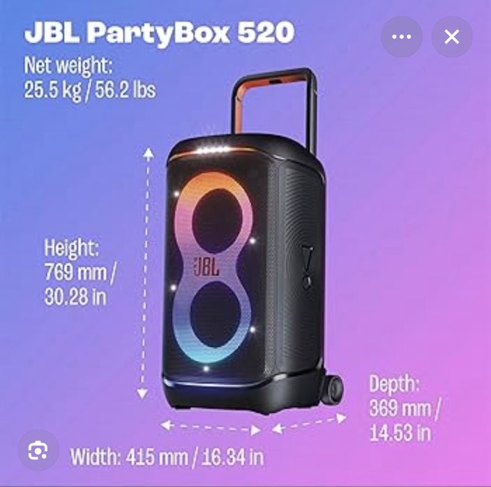 Jbl partybox 520