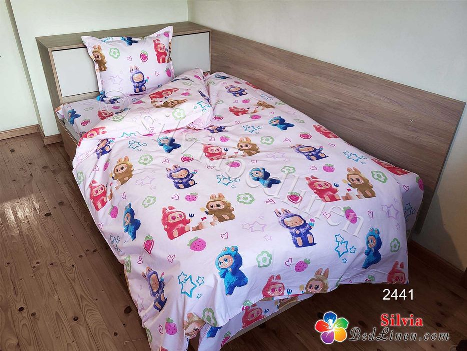Детско спално бельо ранфорс Лабубу, Лило и Стич, Соник