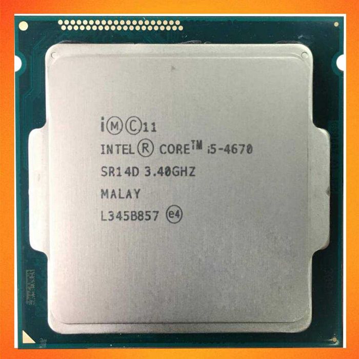Процессор I5-4670 LGA 1155 3.4 НДС 10 месяцев гарантии