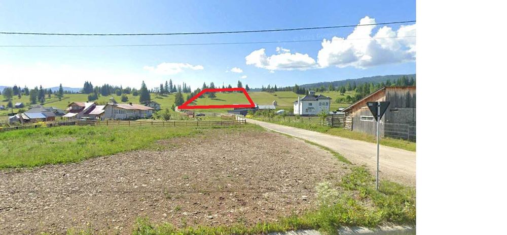 Teren 22.500 mp Saru Dornei - Neagra Sarului, intrav+extrav, intre case, acces f ok, 100 mii euro