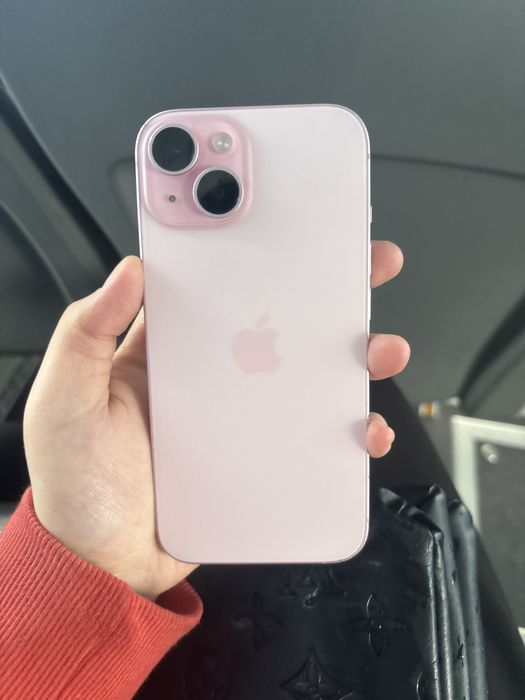 iphone 15,розовый,86%,128гб