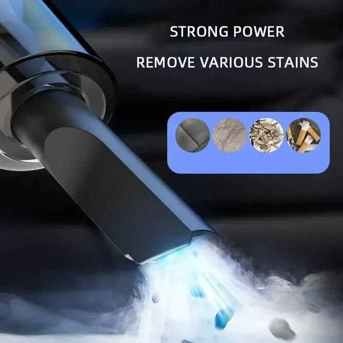 мини акумулаторна прахосмукачка USB 30W за кола,камион,офис