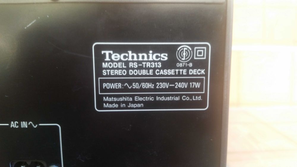 Dubludeck Technics RS-TR 313
