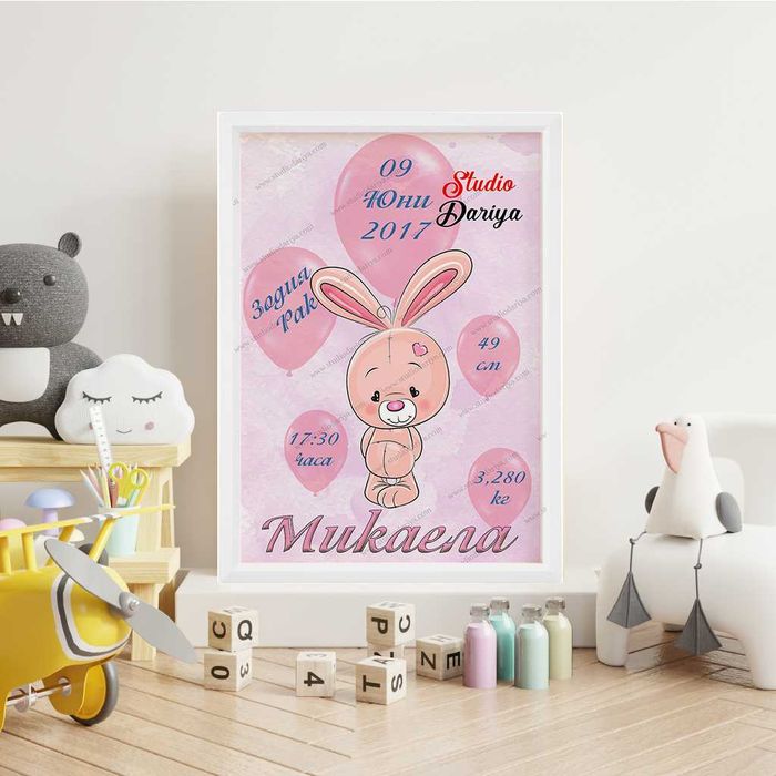 Бебешки визитки за момчета и момичета