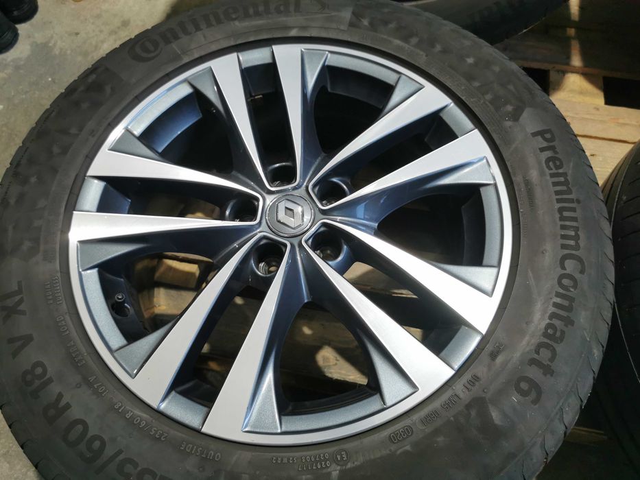 Jante Originale Renault Espace / Koleos R 18 cu anvelope de vara