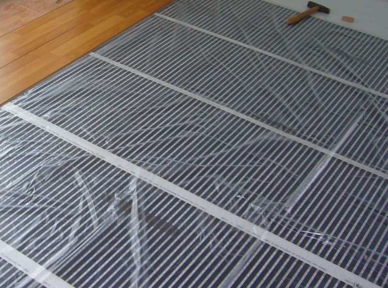 Электрический теплый пол мат проводного типа