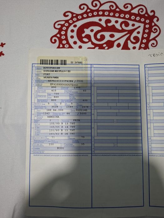 Vind  Fiat panda 1,2