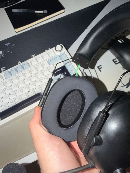 Проводные наушники Razer black shark v2 x