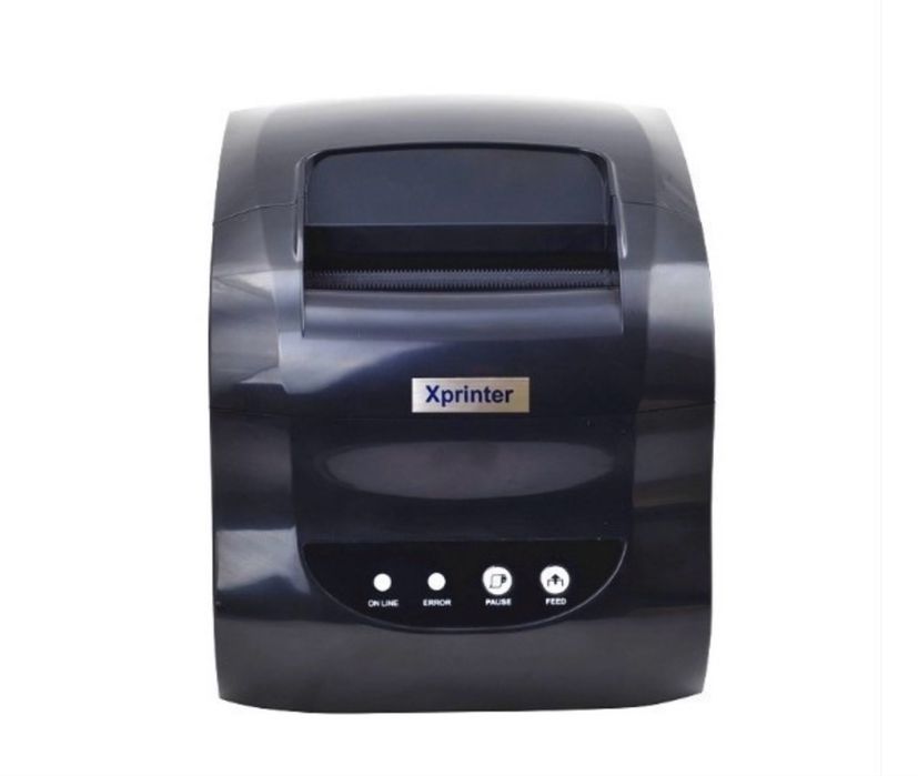 Принтер Xprinter XP-365В + 4 новых термоэтикетки