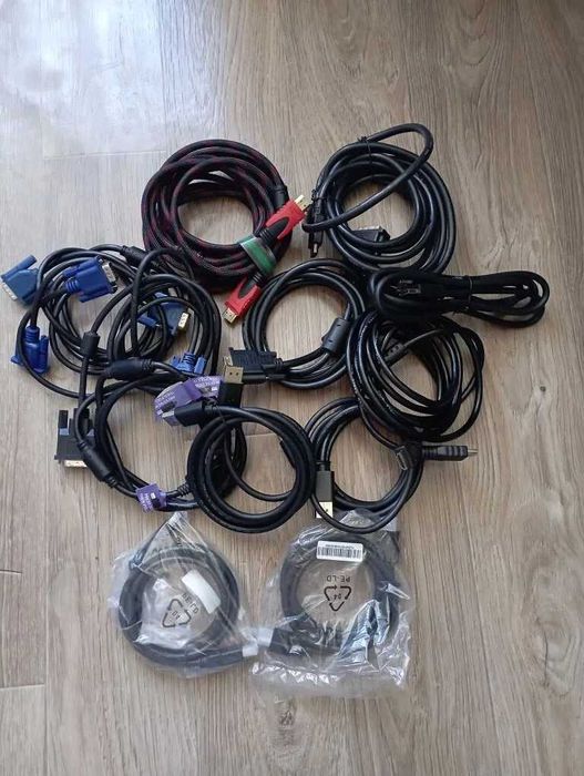 Шнуры DisplayPort HDMI vga Dvi