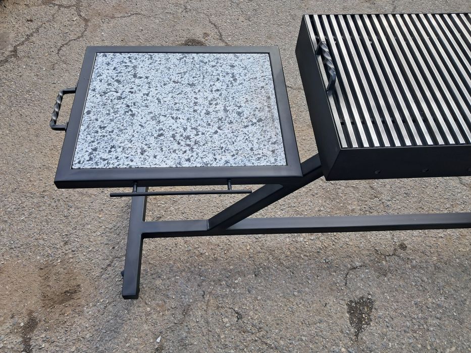 Барбекю на дърва и въглища