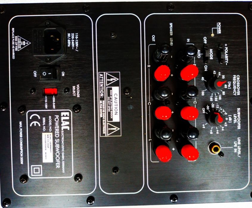 Субуфер ELAC 111.2 ESP - Power Subwoofer 200W