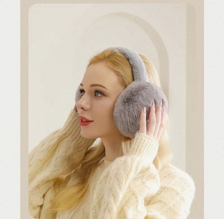 Уютные Складные Плюшевые Наушники для Женщин