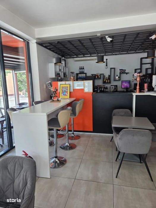 Afacere la cheie cafenea 80 mp, terasa 60 mp, zona Bals
