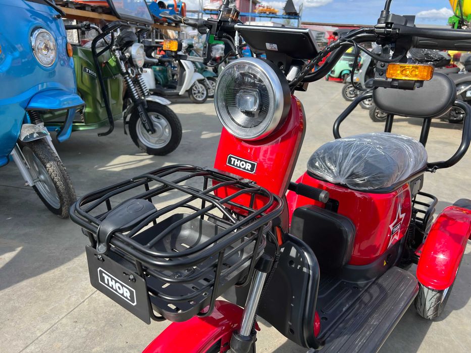 Triciclu electric tuktuk Thor TRIXY-PRO CU CIV nou Agramix