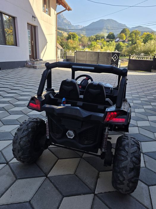 UTV electric copii 2 locuri, 4x4, 24V – lumini, suspensii