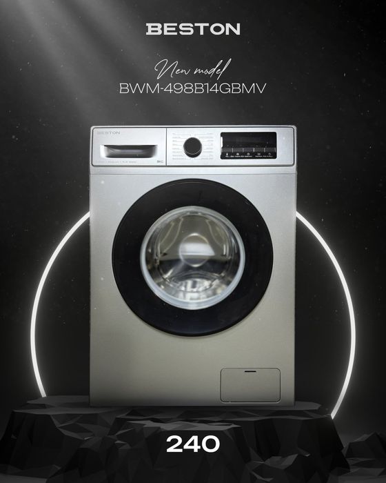 Стиральная машина Beston 8kg garantiya dastavka ustanovka