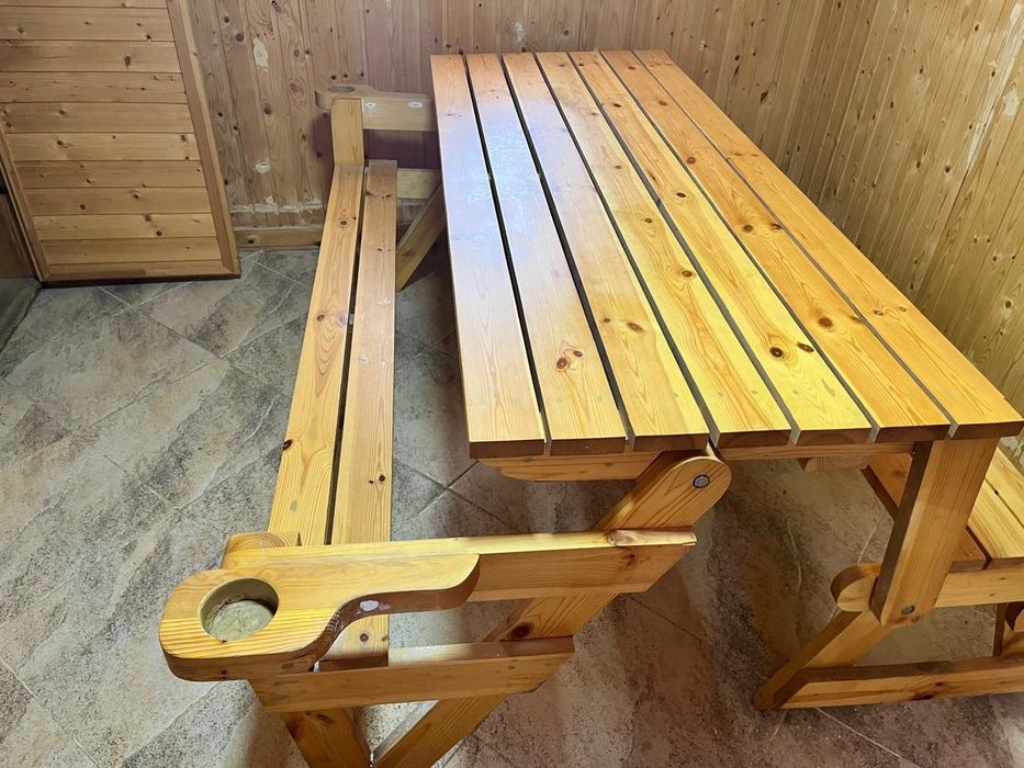 Стол скамейка трансформер