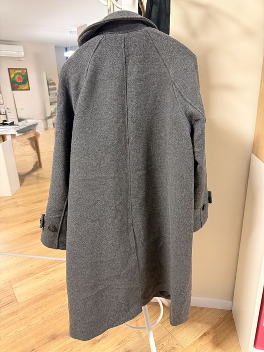 Сиво свободно палто H&M