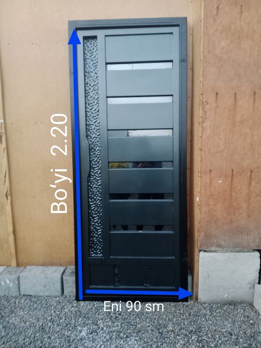 Tayyor temir eshik qalin materyaldan yasalgan ikki qavat list 1.8