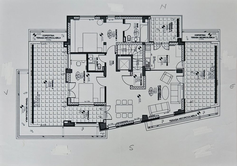 3 camere Pipera | Particular | Terase | 155 mp | Bloc Boutique