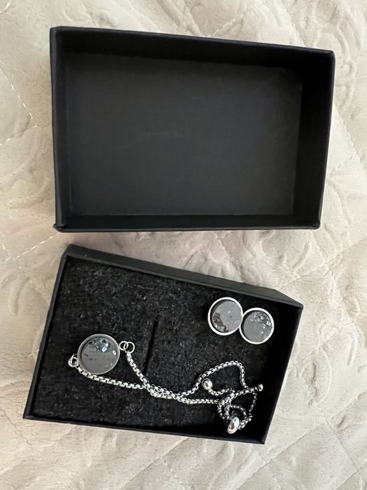 Новый набор, серьги и браслет