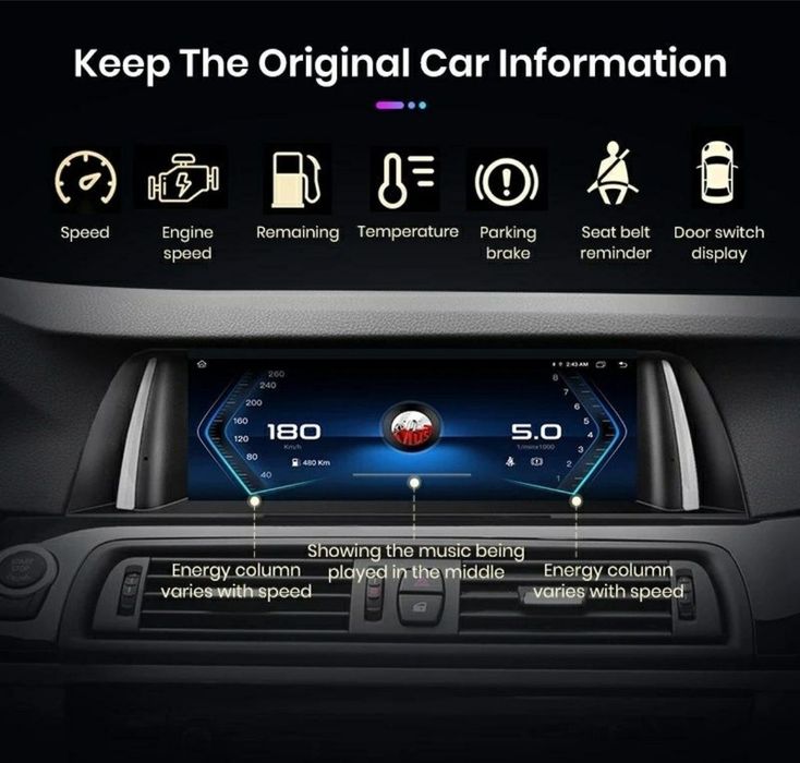 Navigatie Android dedicata BMW Seria 5 F10, F11 (2011-2016)