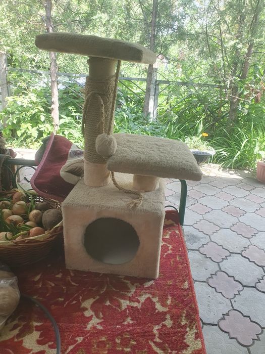 Дом для кошки с островками