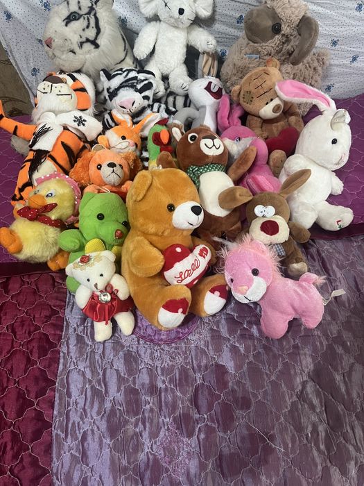 Полный мешок игрушек.