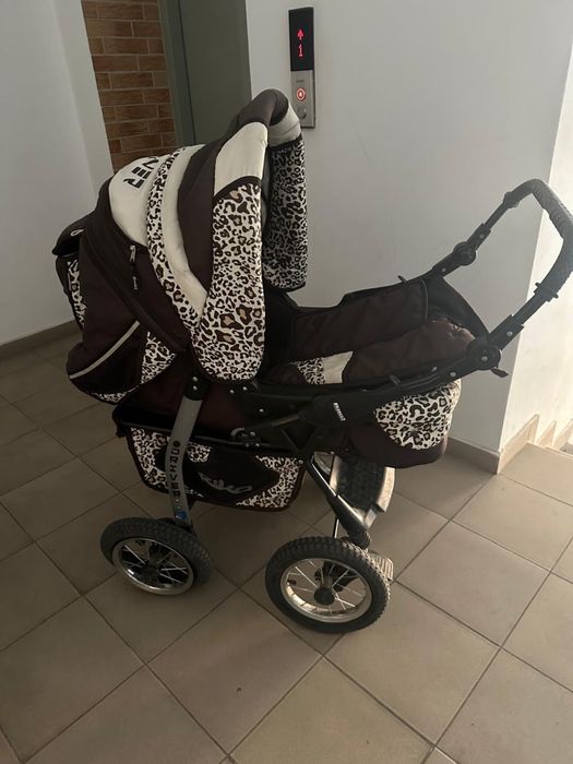 коляска большая утепленная