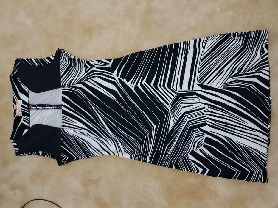 Rochie albastra cu fir