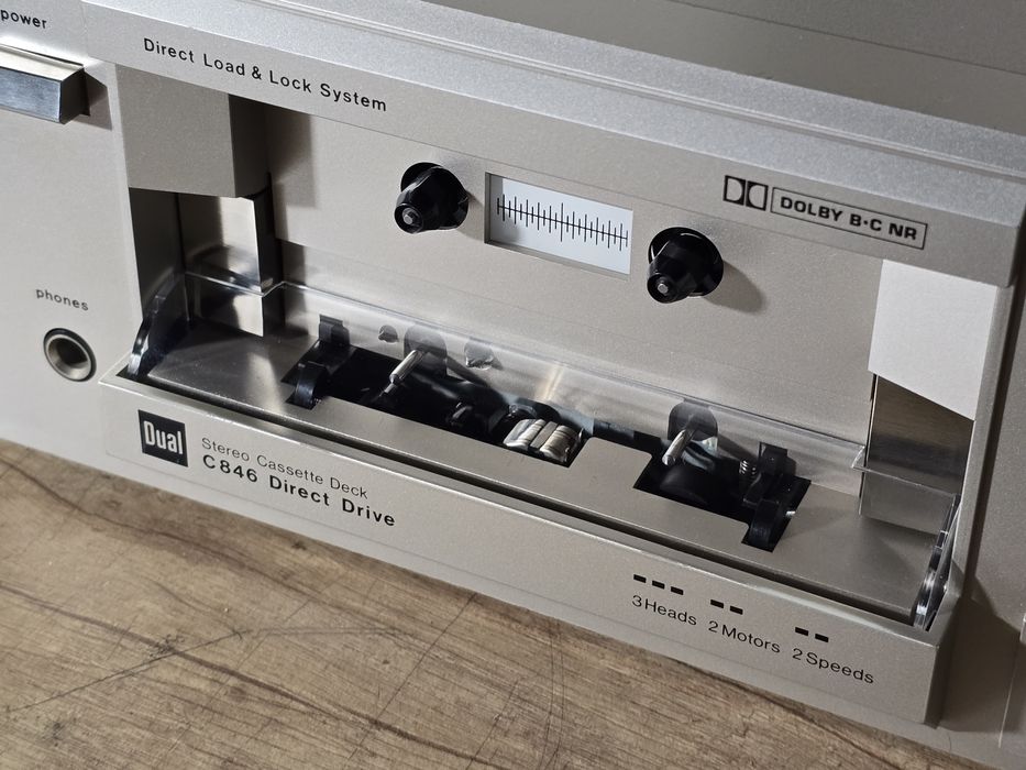 Casetofon deck DUAL C846, 3 head, dual capstan, 2 speed, japan ,metal