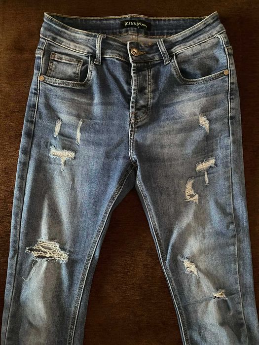 Мъжки Сини дънки на KINDDA Jeans.