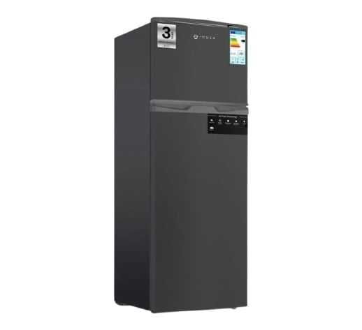 Серый холодильник Иммер 145 см