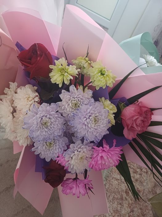 букет цветов, свежие