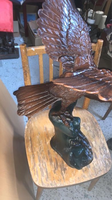 Чугунный орел в отличном состоянии