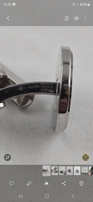 Butoni argint Cartier