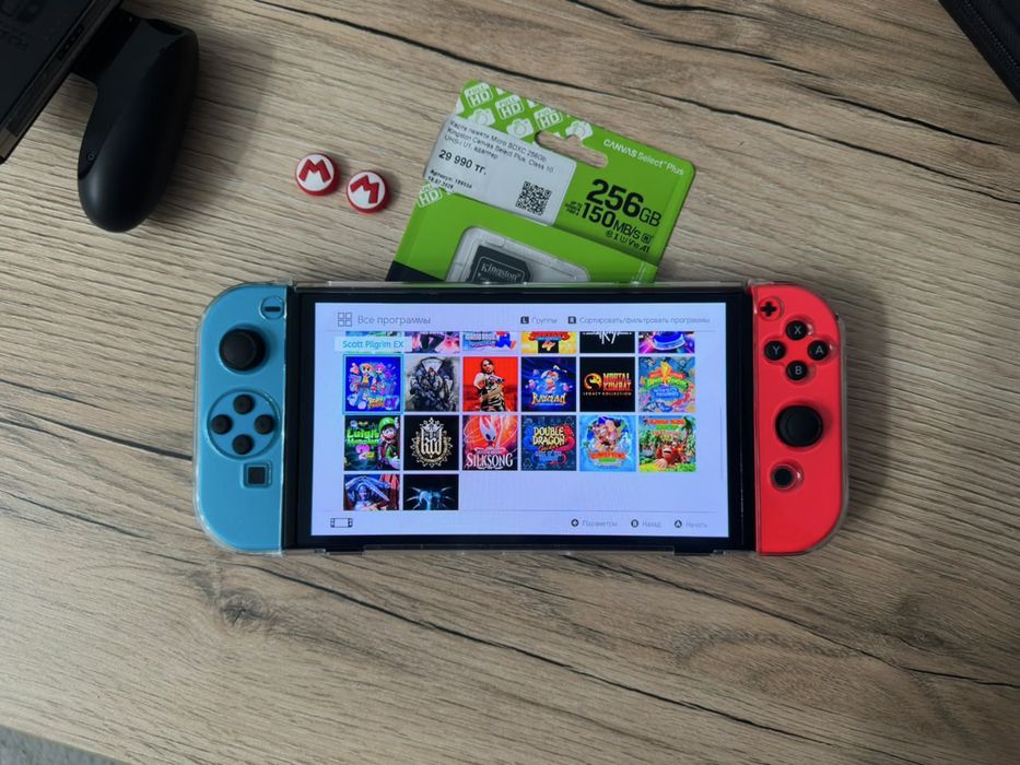 Продам прошитый Nintendo Switch OLED 256GB 38 игр Нинтендо свитч ОЛЕД