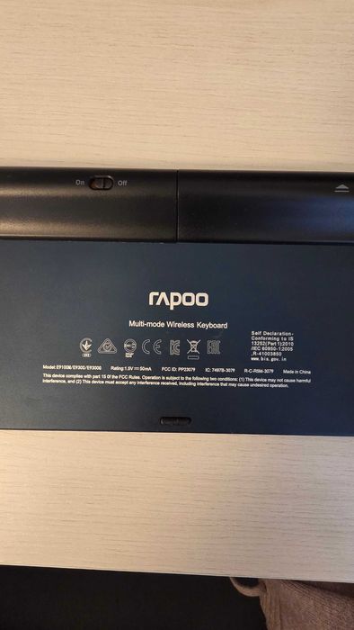 Tastatura Wireless Bluetooth Ultraslim RAPOO