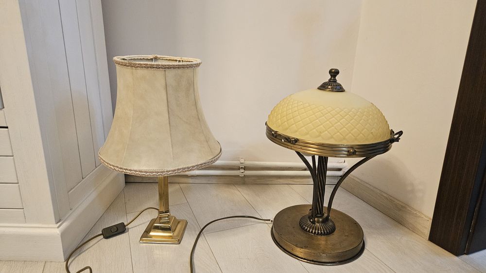 Lămpi bronz noptiere birou comoda vintage