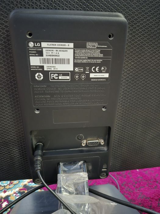Monytor 22 LG led
