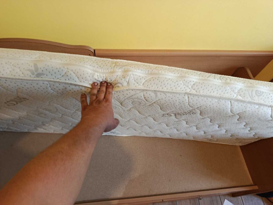 Двулицев матрак за бебешко/детско легло, 65х160х12 и протектори