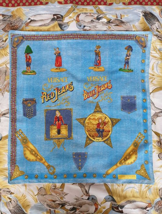 Esarfa bandana batic bumbac Versace