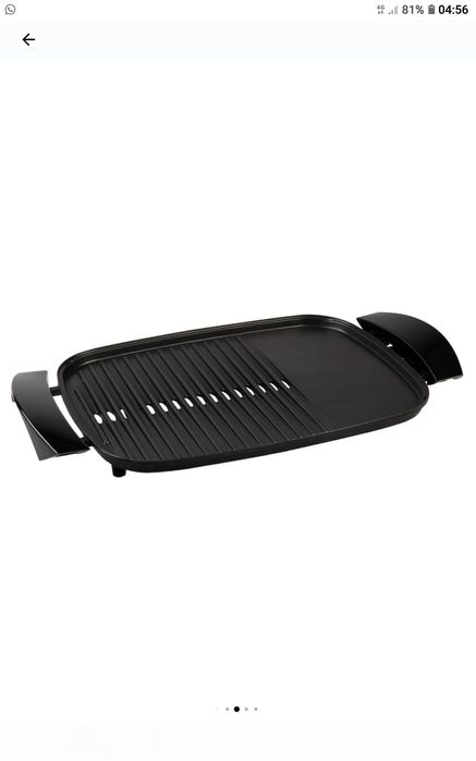 GRILL electric ROHONSON cu capac din sticlă termoizolanta NOU  250 Lei