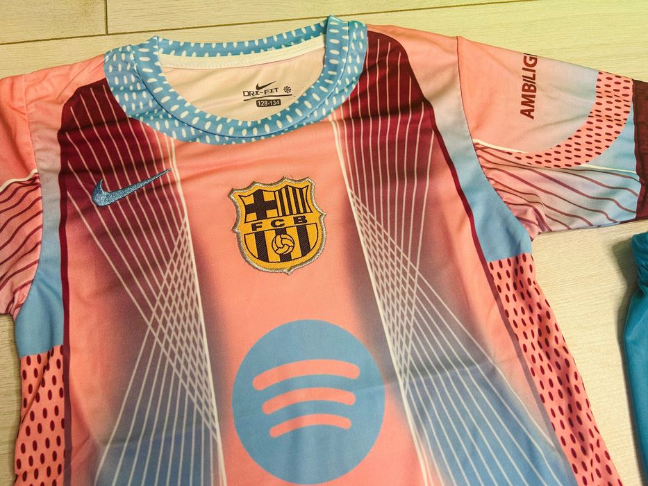 Compleu copii Barcelona Lamine yamal 10 second kit la liga 25/26