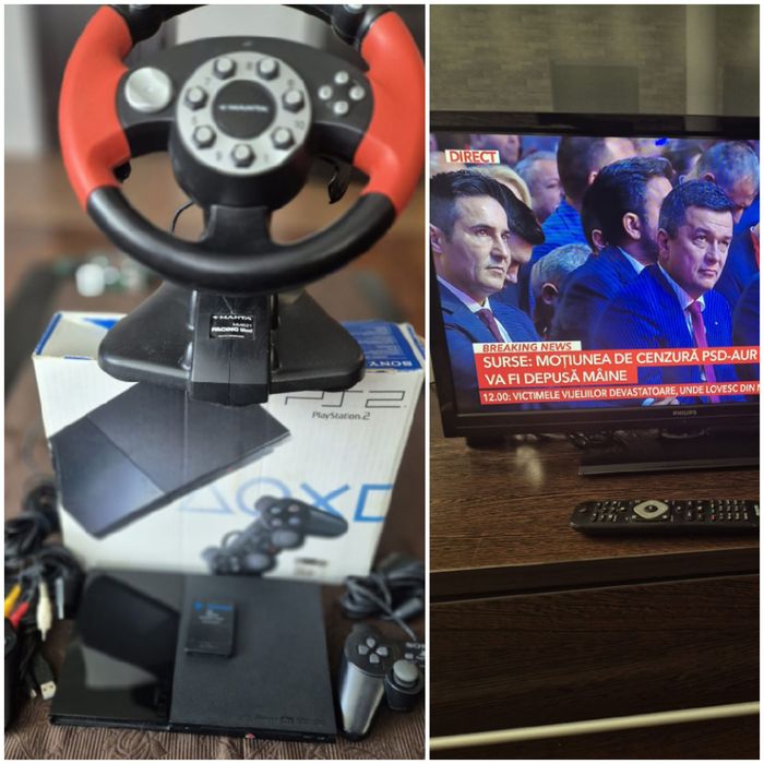 Consola Ps 2 ,volan,Philips