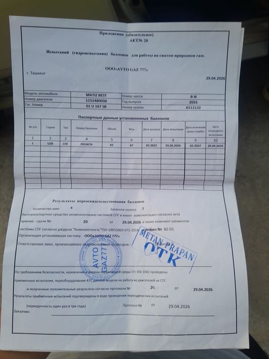 Metan gaz 65 tali halti yaxshi
