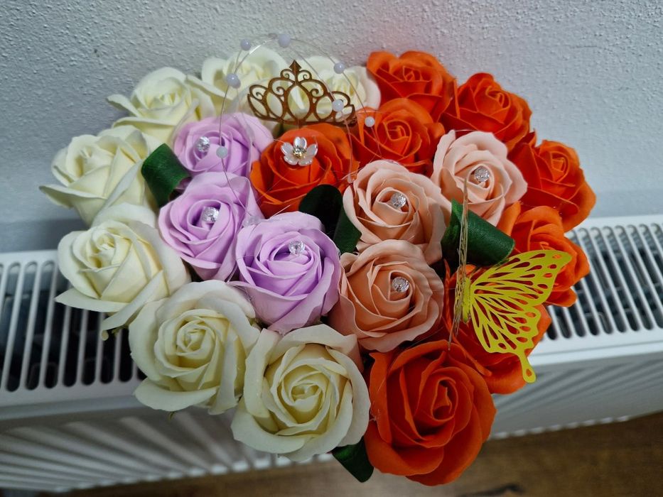 Buchete flori de săpun