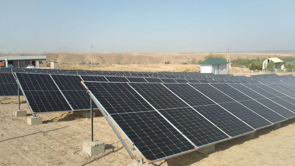 Quyosh elektr stansiyasi tez osson va qulay!