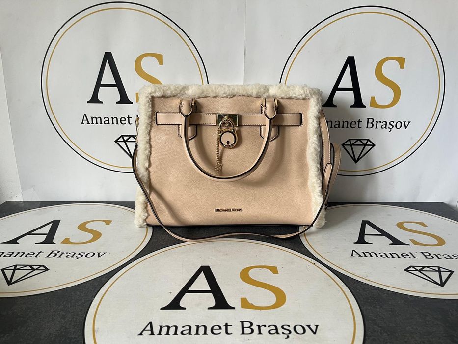 Geanta piele Michael Kors Hamilton Noua